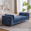 Modern Upholstered End Of Bed Bench With Armrests by HouseOfZazla