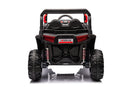 12V7A*2 30W*4 Four-Wheel Drive Seat One Button Start, Forward And Backward, High And Low Speed, Music, Front Light, Power Display, Two Doors Can Open, 2.4G R / C, Seat Belt Four Wheel Absorber by HouseOfZazla