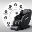 Massage Chair,Full Body Zero Gravity Recliner , Hip Heating, Foot Massage and Air Massage System for Home Office, for mom/dad (Black)