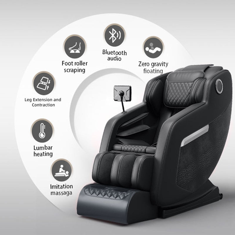 Massage Chair,Full Body Zero Gravity Recliner , Hip Heating, Foot Massage and Air Massage System for Home Office, for mom/dad (Black)