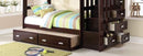 Allentown Twin / Twin Bunk Bed With Trundle Storage - Espresso