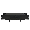 Modern Rectangle Coffee Table With Four Drawers by HouseOfZazla