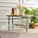 Round Top Carved Table For Living Room
