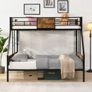 Modern Metal Bunk Bed With Dual Side Ladder And Metal Desig by Unique Piece Furniture
