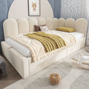 Upholstered Daybed With Metal Slatted Base by HouseOfZazla