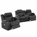 Power Motion Living Room Set With USB Port, Adjustable Headrest, Cup Holder by HouseOfZazla