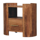 Solid Wood Valencia Sculpted Bedside