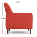 Mid-Century Modern Recliner With Button Tufted Waffle Stitch by HouseOfZazla