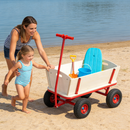 Wooden Children's Outdoor Stroller with Four-Wheel Design by HouseOfZazla