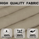 Outdoor Lounge Chair Cushion Replacement Set - 2PCS - Khaki