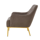 Modern Elegance Accent Chair With Curved Backrest by HouseOfZazla