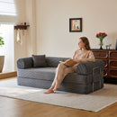 78.8" Convertible Floor Sofa Bed with High Density Foam
