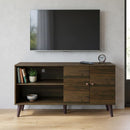 Amidon - TV Stand, With 2 Storage Shelves And 1 Cabinet by Unique Piece Furniture