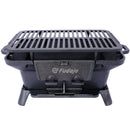 Oval Cast Iron Grill Outdoor Portable Charcoal Tabletop Skillet