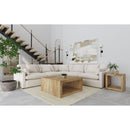 Greeley - 5 Piece Upholstered Modular Sectional Sofa - Ivory by HouseOfZazla