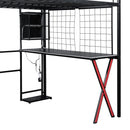 Loft Bed With Built In Work Station, Wardrobe, Storage Staircase And LED by HouseOfZazla