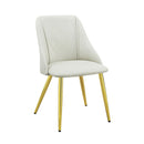 Gaines - Synthetic Leather Side Chair (Set of 2) - White by HouseOfZazla
