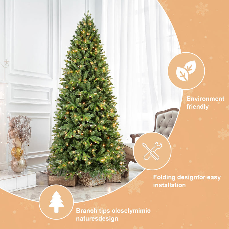 9FT Christmas Tree with 2435 Tips and 700 Warm Lights, photo 4 of 10
