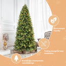 7FT Christmas Tree with 1375 Tips and 400 Warm Lights