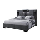 Yaris - Contemporary Bed With Wireless Charging And LED Lights by Unique Piece Furniture