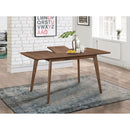 Rectangular Dining Table With Butterfly Leaf - Walnut by HouseOfZazla