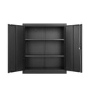 Metal Storage Cabinet With Locking Doors And Adjustable Shelf, Folding Filing Storage Cabinet, Folding Storage Locker Cabinet For Home Office, School, Garage by HouseOfZazla
