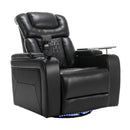 270 Degree Swivel Power Recliner With Tray Table, Phone Holder, Cup Holder, USB Port by HouseOfZazla