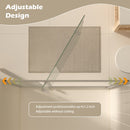 47-49" W × 72" H Pivot Shower Door with Brushed Nickel Finish by HouseOfZazla