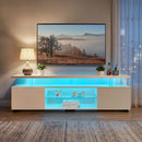 TV Stant With LED And Large Side Cabinet by Unique Piece Furniture