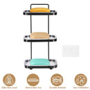 Soap Dish Soap Bar Holder Square Soap Rack Wall Mounted S Bar Shower Bathroom Self with 2 Hooks Clear Trays