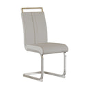 Modern Dining Chairs With Padded Seat, High Back by HouseOfZazla