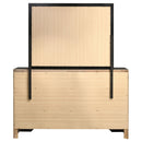 Annie - 7 Drawer Dresser With Mirror - Black by HouseOfZazla