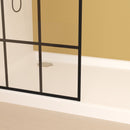 Framed Glass Shower Screen - Matte Black by HouseOfZazla