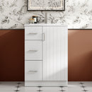 Bathroom Vanity With Under Mount Sink, 2 Drawers And Soft Closing Door