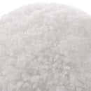 Ayla - Round Sphere Accent Ball Throw Pillow - Curly White