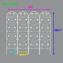 Metal Garden Trellis Rustproof Trellis For Climbing Plant Outdoor Flower Support by HouseOfZazla