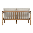 Westin - Outdoor Acacia Wood Loveseat - Teak / Beige