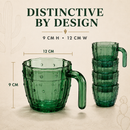 Cactus Stackable Glasses, Set of 6-10 oz