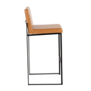 Fuji - Contemporary High Back Barstool Elegant Design by HouseOfZazla