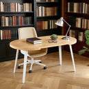 Extendable Dining Table with Metal Legs