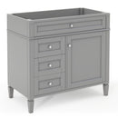 Bathroom Vanity With 2 Drawers And Tip-Out Drawer, Storage Cabinet by HouseOfZazla