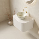 DINA 24" Bathroom Vanity & Sink with Floating Curved Edges by HouseOfZazla