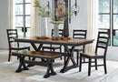 Wildenauer - Dining Room Side Chair (Set of 2) - Brown / Black by Unique Piece Furniture