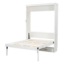 Full Size Murphy Bed With 2 Drawers - Beige by Unique Piece Furniture