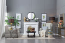 Round Hand Carved Rose Antique Mirror Frame, Wall Mirror For Live Space by Unique Piece Furniture