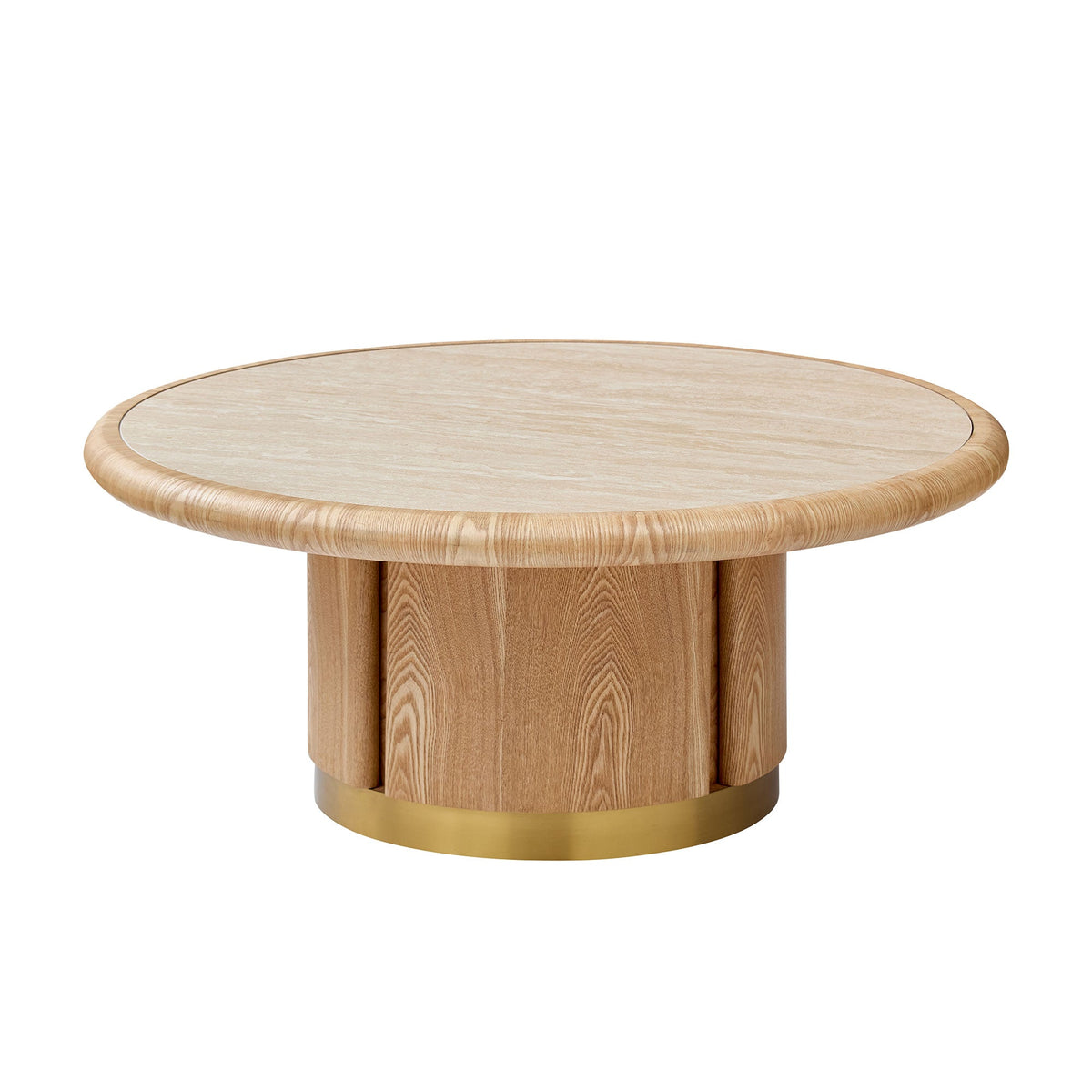 Round Coffee Table with Sturdy MDF Pedestal, photo 5 of 10