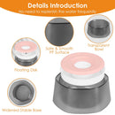 No Spill Dog Cat Water Bowl Spill Proof Slow Water Feeder 47.35oz Pet Water Dispenser Travel Dog Bowl for Dogs/Cats/Pets