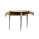 Vintage Inspired Storage Console Table With Fluted Doors by HouseOfZazla
