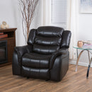 Classic Design Recliner, Upholstery Recliner, Glider Recliner - Black Berry by Unique Piece Furniture