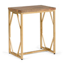 Selma - Handcrafted Metal And Wood Accent Table by Unique Piece Furniture